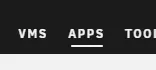 Unraid navigation with the Apps tab highlighted